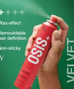 Schwarzkopf OSiS+ Velvet Lightweight Wax-Effect Spray - In Sfeerbeeld - Vakkappers