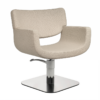 Salon Ambience Kappersstoel Quadro Beige - Hero Vakkappers