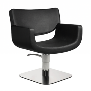 Salon Ambience Kappersstoel Quadro Zwart - Hero Vakkappers