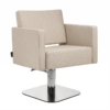 Salon Ambience Kappersstoel Square Beige - Hero Vakkappers