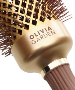 Olivia Garden Expert Blowout Shine Wavy Fohnborstel Goud Bruin - In Sfeerbeeld - Vakkappers
