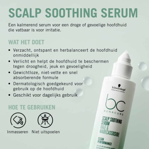 Schwarzkopf Professional BC Bonacure Scalp Care Soothing Serum - In Sfeerbeeld 2 - Vakkappers