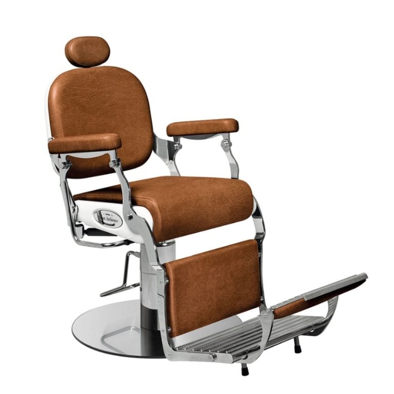 Salon Ambience Barberstoel PREMIER WHITE - Hero 2 Vakkappers