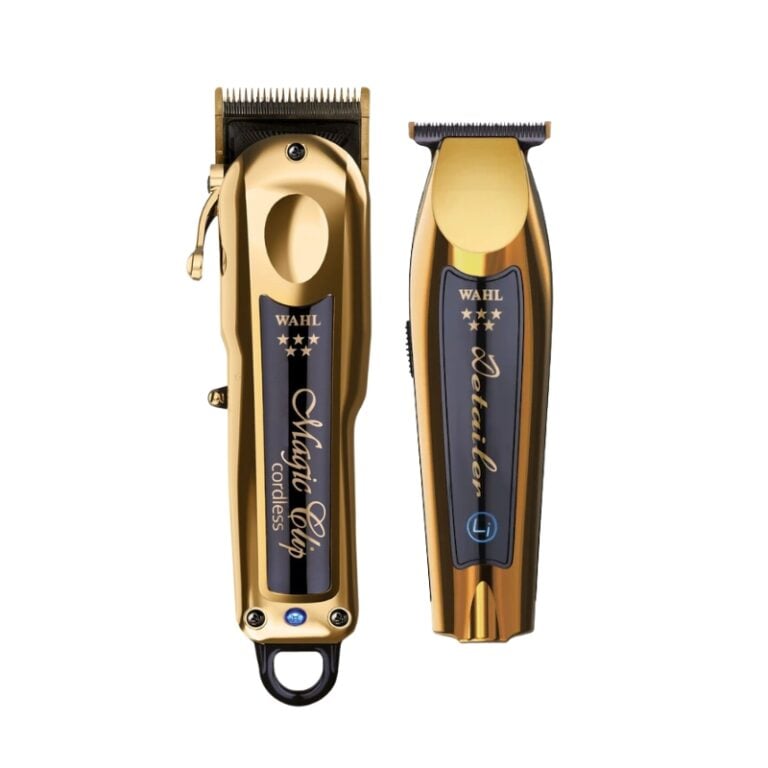 Wahl Combi Gold Cordless Magic Clip Tondeuse + Cordless Detailer Li Gold Trimmer Voordeelset - Hero-Vakkappers
