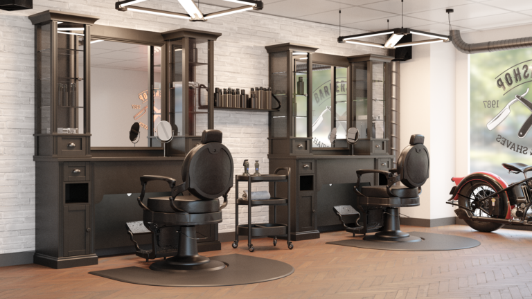 Barbershop inrichten