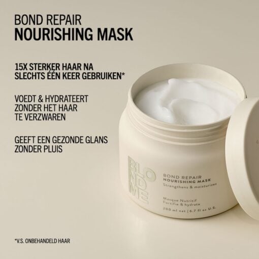 Schwarzkopf Blond Me Bond Repair Nourishing Mask - In sfeerbeeld - Vakkappers