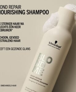 Schwarzkopf Blond Me Bond Repair Nourishing Shampoo - In sfeerbeeld 2 - Vakkappers