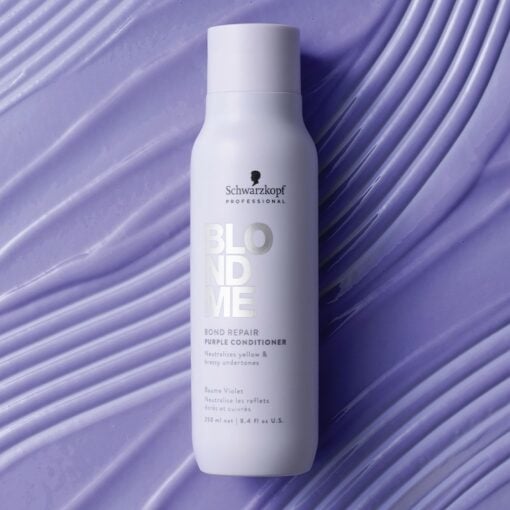 Schwarzkopf Blond Me Bond Repair Purple Conditioner - In Sfeerbeeld - Vakkappers