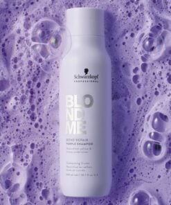 Schwarzkopf Blond Me Bond Repair Purple Shampoo - In sfeerbeeld 2 - Vakkappers