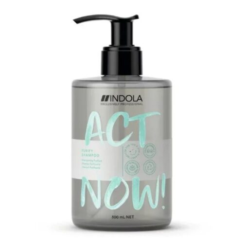 Indola ActNow Purify Shampoo 300ml - Hero Vakkappers