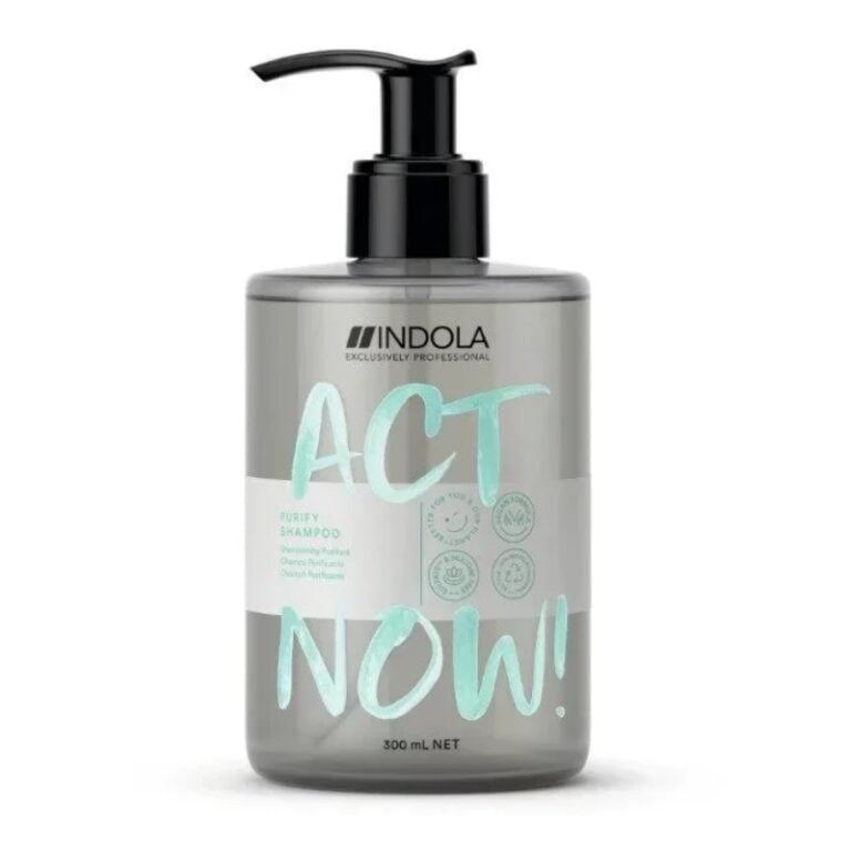 Indola ActNow Purify Shampoo 300ml - Hero Vakkappers