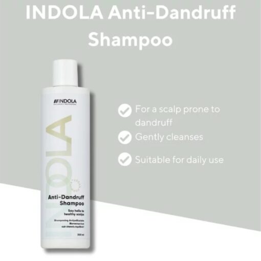 Indola Anti-Dandruff Shampoo 300ml - Sfeerbeeld Vakkappers