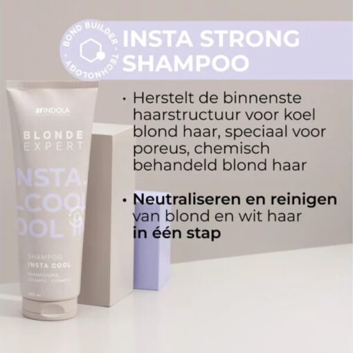 Indola Blonde Expert Insta Cool Shampoo - Sfeerbeeld 3 Vakkappers