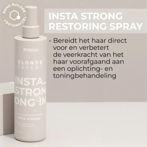 Indola Blonde Expert Insta Strong Restoring Spray 300ml - Sfeerbeeld Vakkappers