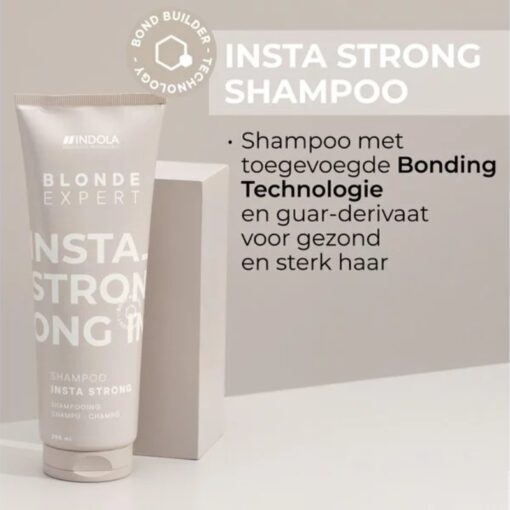 Indola Blonde Expert Insta Strong Shampoo - Sfeerbeeld Vakkappers