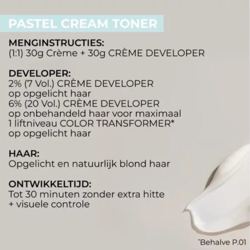 Indola Blonde Expert Pastel Cream Toner 60ml - Sfeerbeeld 3 Vakkappers