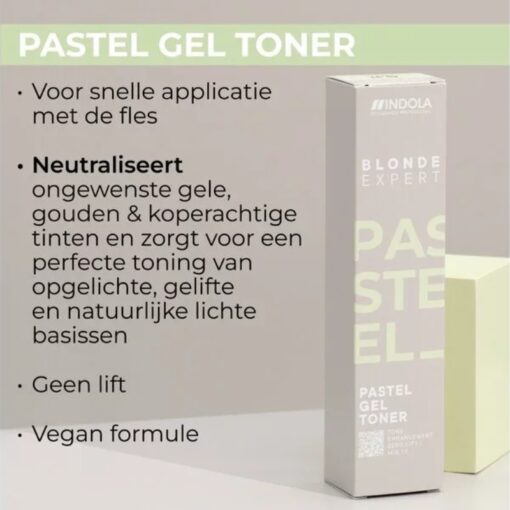 Indola Blonde Expert Pastel Gel Toner 60ml - Sfeerbeeld 2 Vakkappers