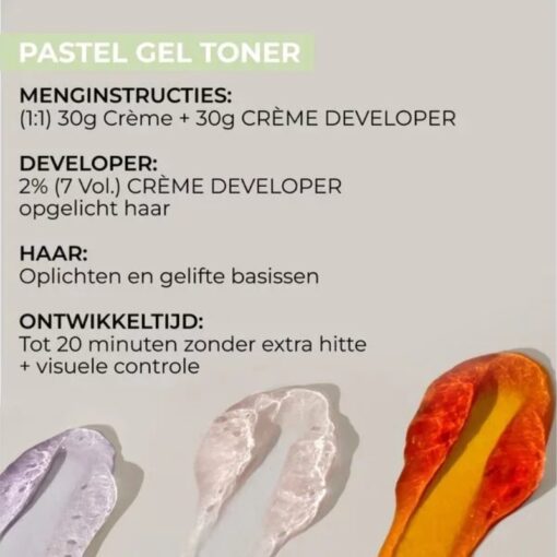 Indola Blonde Expert Pastel Gel Toner 60ml - Sfeerbeeld 3 Vakkappers