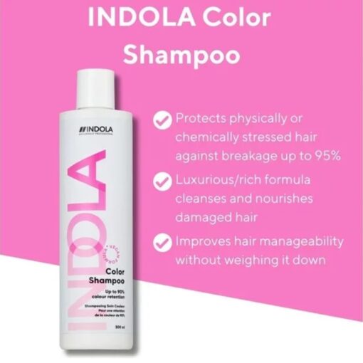 Indola Color Shampoo - Sfeerbeeld Vakkappers