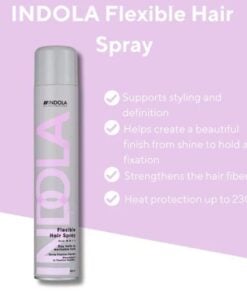 Indola Finish Flexible Haarspray 500ml - Sfeerbeeld Vakkappers