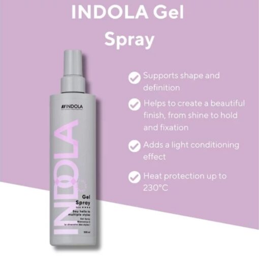 Indola Finish Gel Spray 300ml - Sfeerbeeld Vakkappers