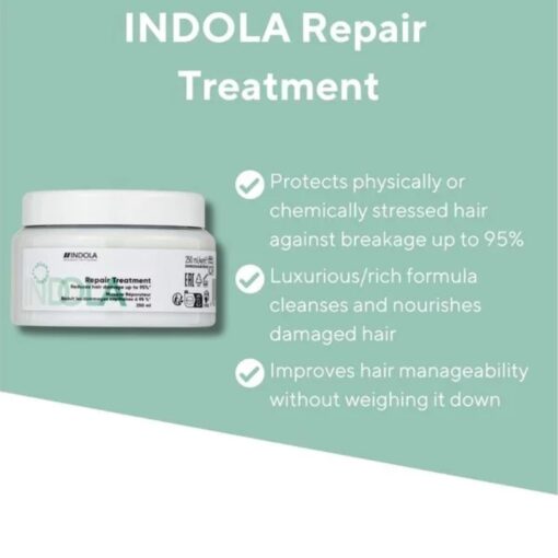 Indola Repair Treatment 250ml - Sfeerbeeld Vakkappers
