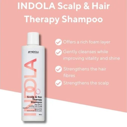 Indola Scalp & Hair Therapy Shampoo - Sfeerbeeld Vakkappers