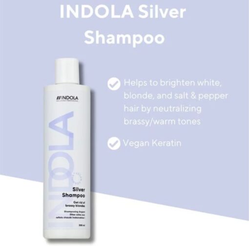 Indola Silver Shampoo - Sfeerbeeld Vakkappers