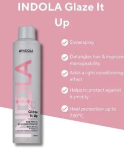 Indola Smooth Glaze It Up Shine Spray 300ml - Sfeerbeeld Vakkappers