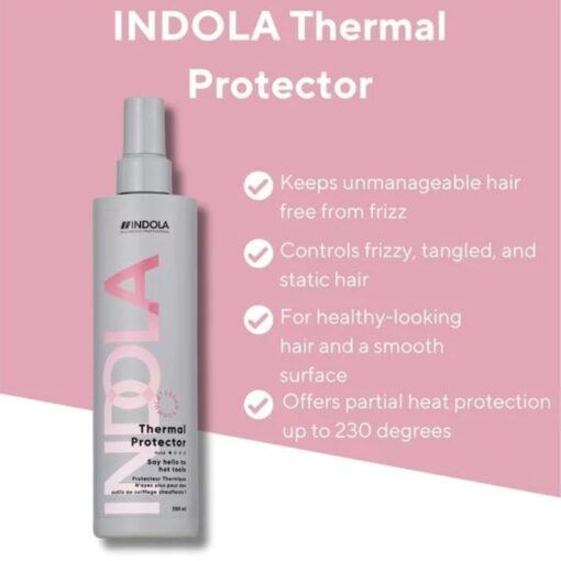 Indola Smooth Thermal Protect Spray 300ml - Sfeerbeeld Vakkappers