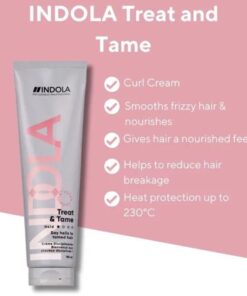 Indola Smooth Treat & Tame Curl Cream 150ml - Sfeerbeeld Vakkappers