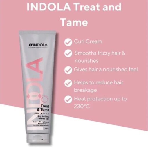 Indola Smooth Treat & Tame Curl Cream 150ml - Sfeerbeeld Vakkappers