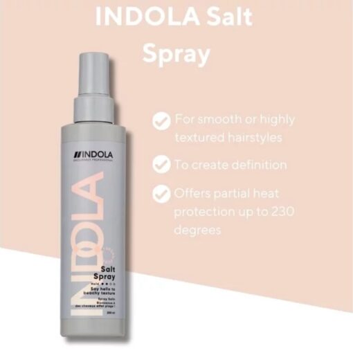 Indola Texture Salt Spray 200ml - Sfeerbeeld Vakkappers