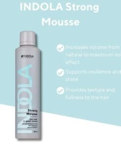 Indola Volume Strong Mousse 200ml - Sfeerbeeld Vakkappers
