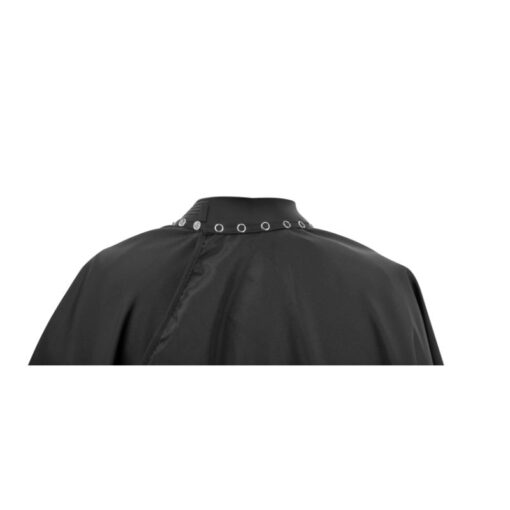 Gamma+ BLACK Cutting Cape With Silicon Collar - Sfeerbeeld 1 Vakkappers