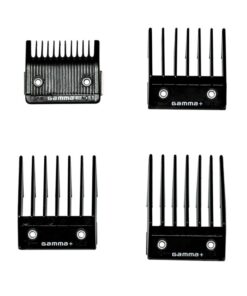 Gamma+ Set Of 4 Universal Guards With Metal Clip For Clippers - Hero Vakkappers