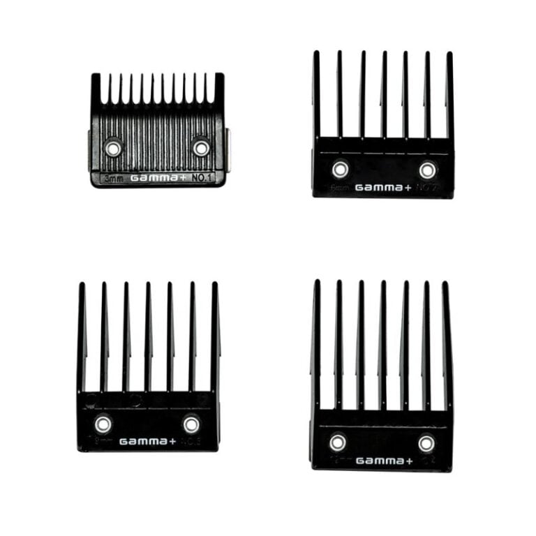 Gamma+ Set Of 4 Universal Guards With Metal Clip For Clippers - Hero Vakkappers