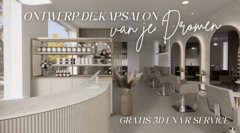 Kapsalon Inrichting Droomsalon - Banner Vakkappers