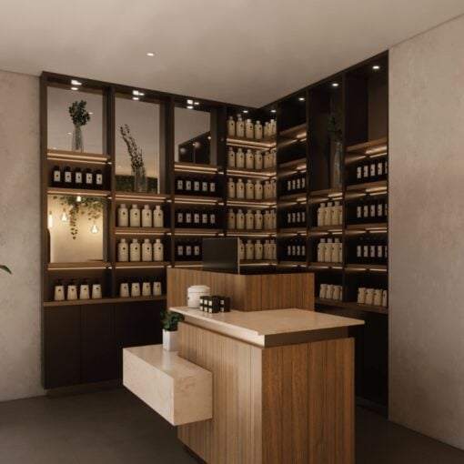HairLounge Displaykast 1 - Sfeerbeeld 2 Vakkappers