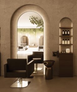 HairLounge Kaptafel 2 - Sfeerbeeld Vakkappers