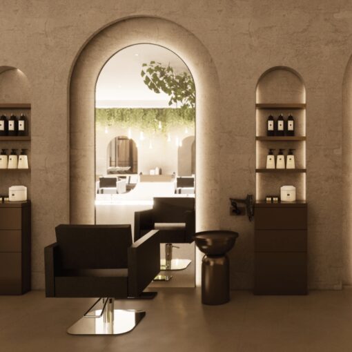 HairLounge Kaptafel 2 - Sfeerbeeld Vakkappers