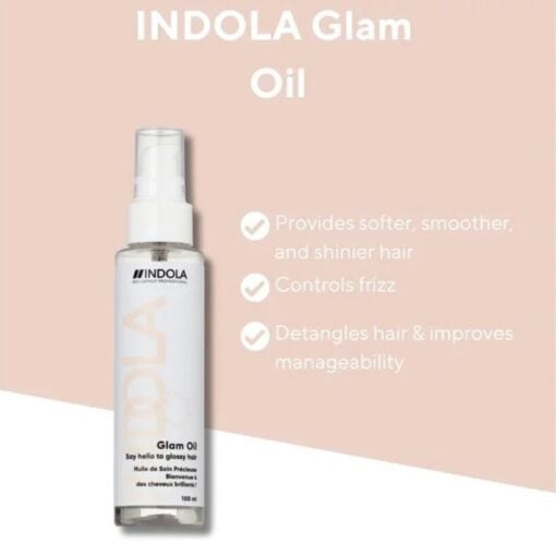 Indola Glamorous Oil 100ml - Sfeerbeeld Vakkappers