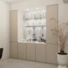 Spiegelbeeld Displaykast - Sfeerbeeld Vakkappers