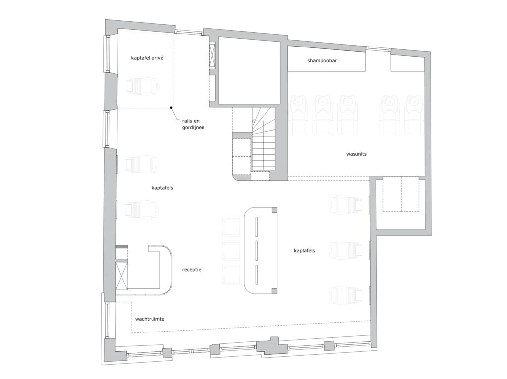 Plattegrond - Nene's Curls - Vakkappers