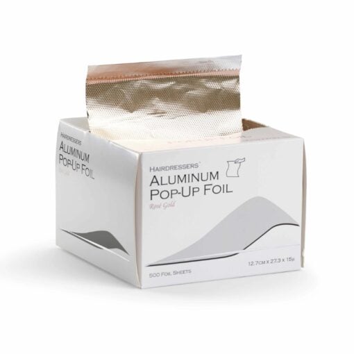 Aluminium Pop-up Foil - 500 Vellen - Rose Gold - Hero Vakkappers