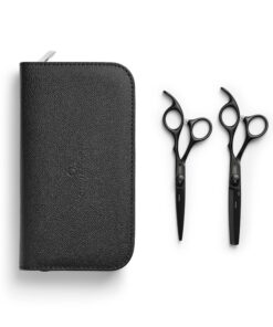Olivia Garden Set SilkCut PRO Matt Black 5.75 + 6.35 Scharenset - Hero - Vakkappers