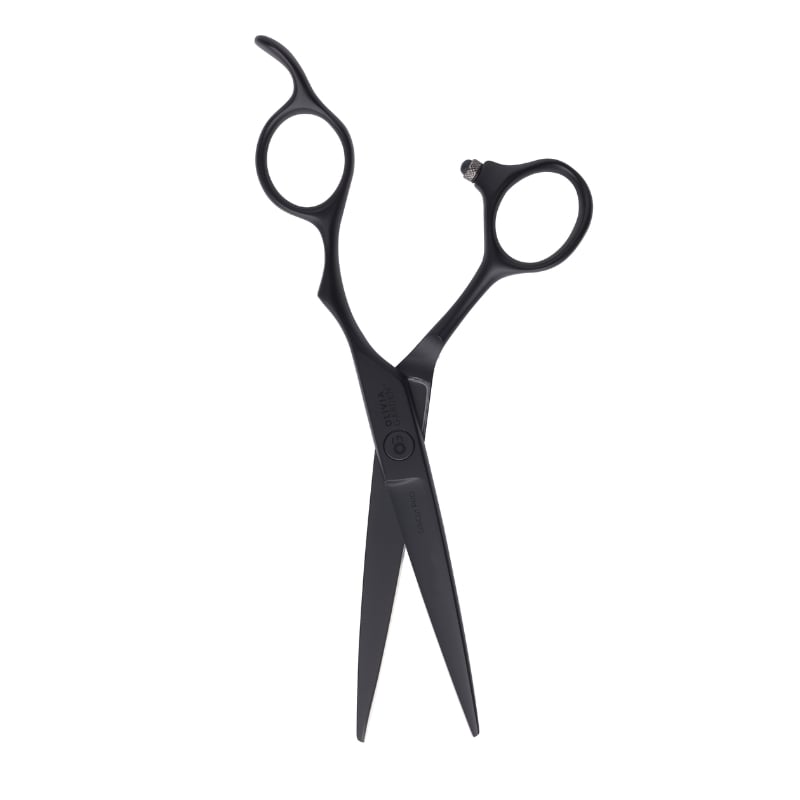 Olivia Garden SilkCut PRO Matt Black 5.75 Knipschaar - Sfeerbeeld Vakkappers