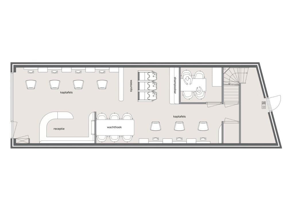 Plattegrond - Glam by Kim - Hero Vakkappers