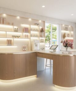 Salon Bellevue Displaykast - Hero Vakkappers