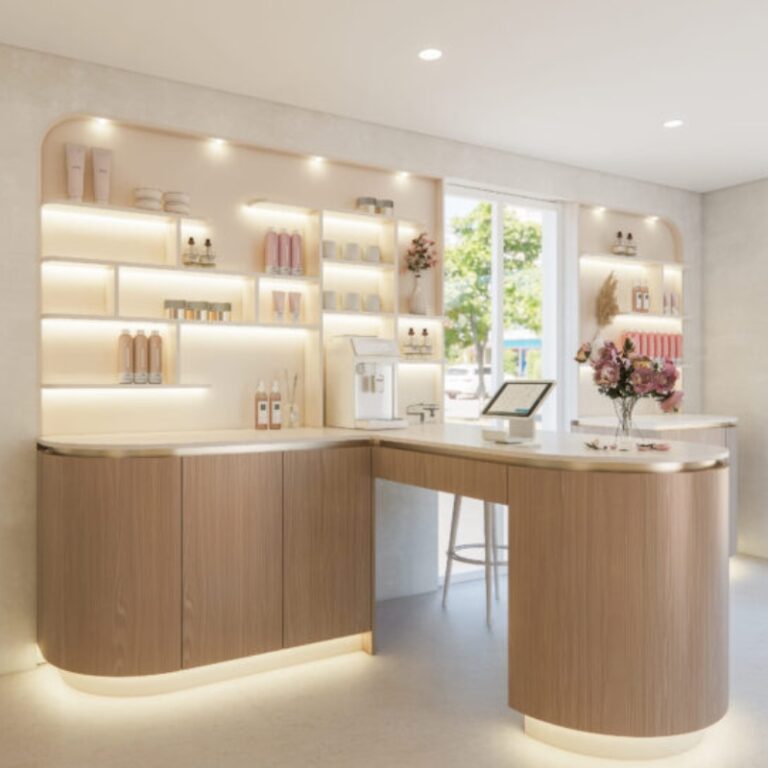 Salon Bellevue Displaykast - Hero Vakkappers